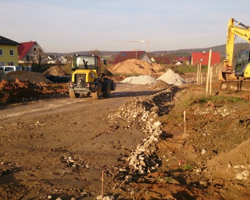 Erschließung Baugebiet „Kerntner Feld“ in Frensdorf