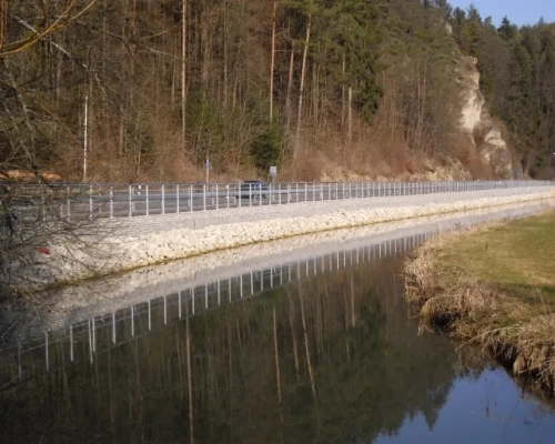 Neubau Geh- und Radweg sowie Bau einer 2-feldrigen Brücke für die Querung der Wiesent