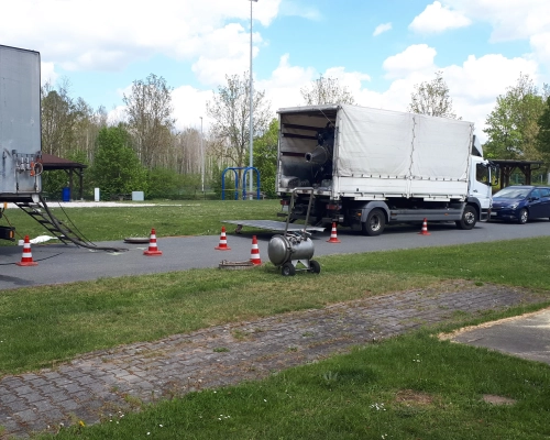 Kanalsanierung Truppenübungsplatz Grafenwöhr, Rose Barracks, Südlager Vilseck